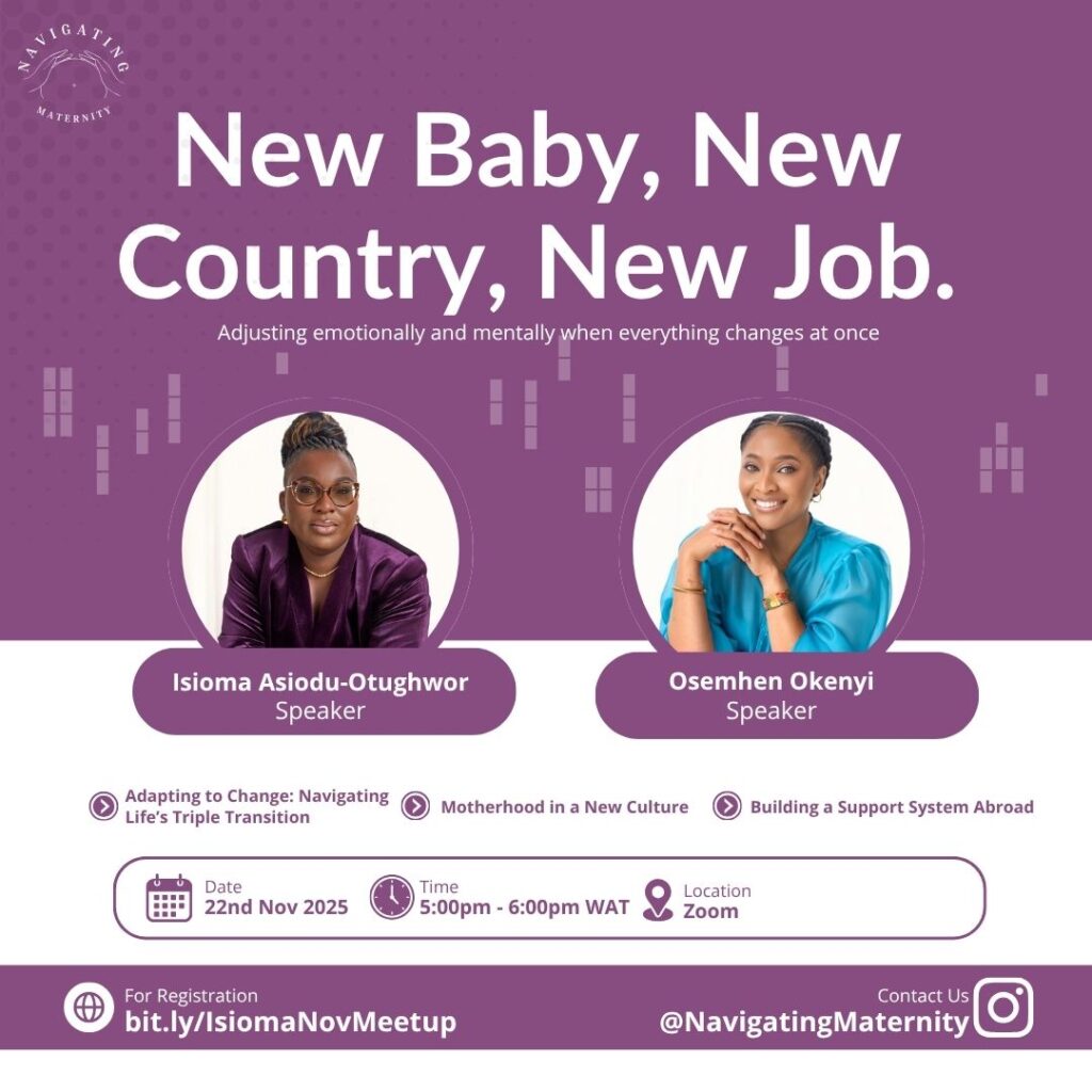 New Baby, New Country, New Job